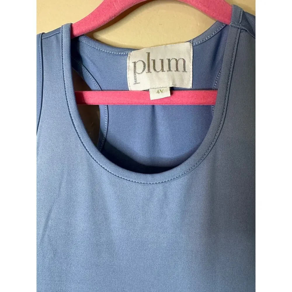 PLUM B.A.E. Tutu Dress Blue with Tulle Skirt 4T